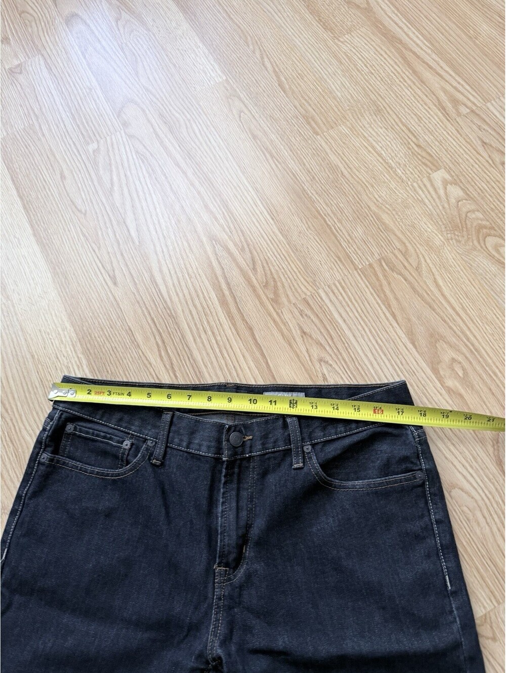 Aeropostale Men’s Slim Straight Jeans 34x32 Dark Wash Stretch Denim - Picture 5 of 5
